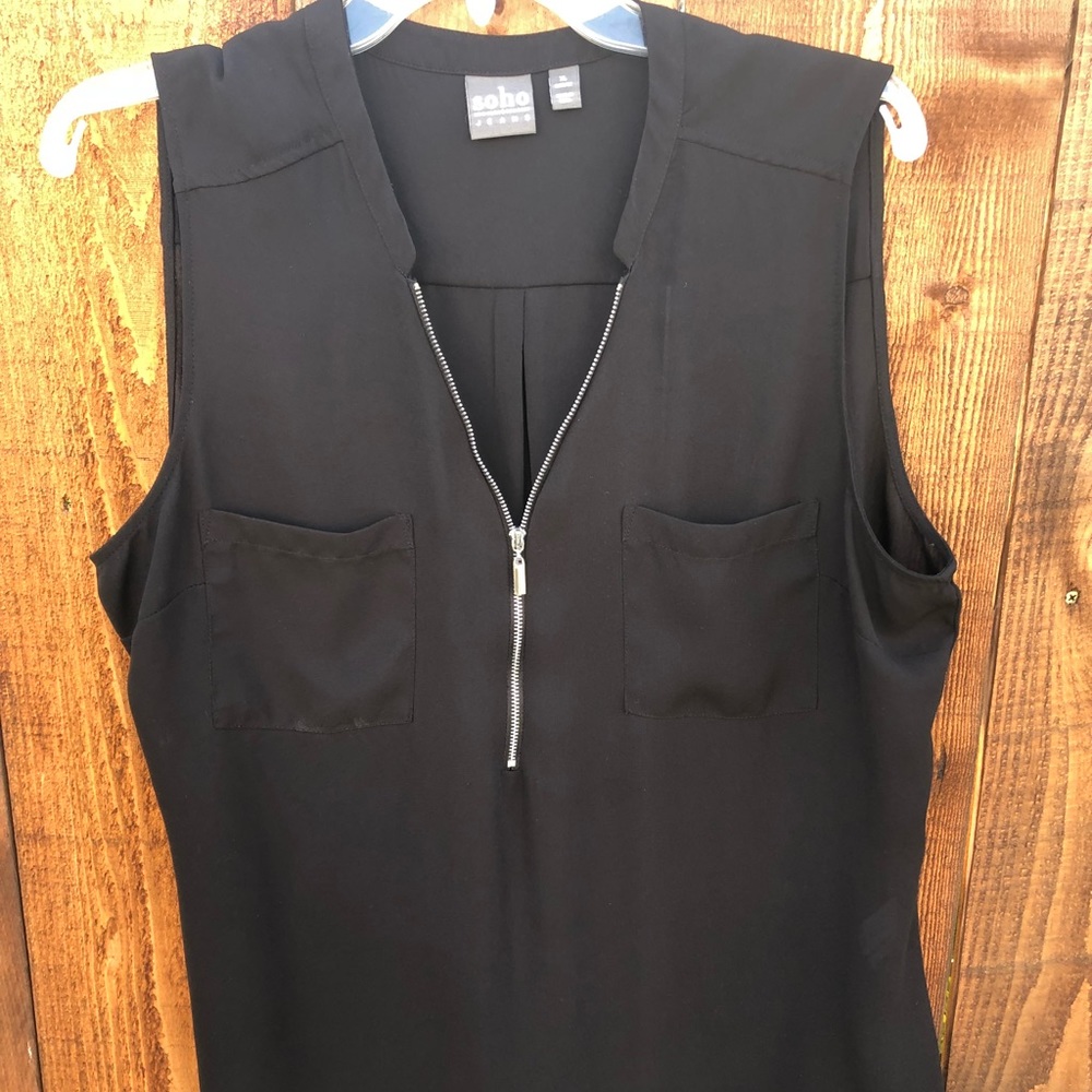 Black sheer top